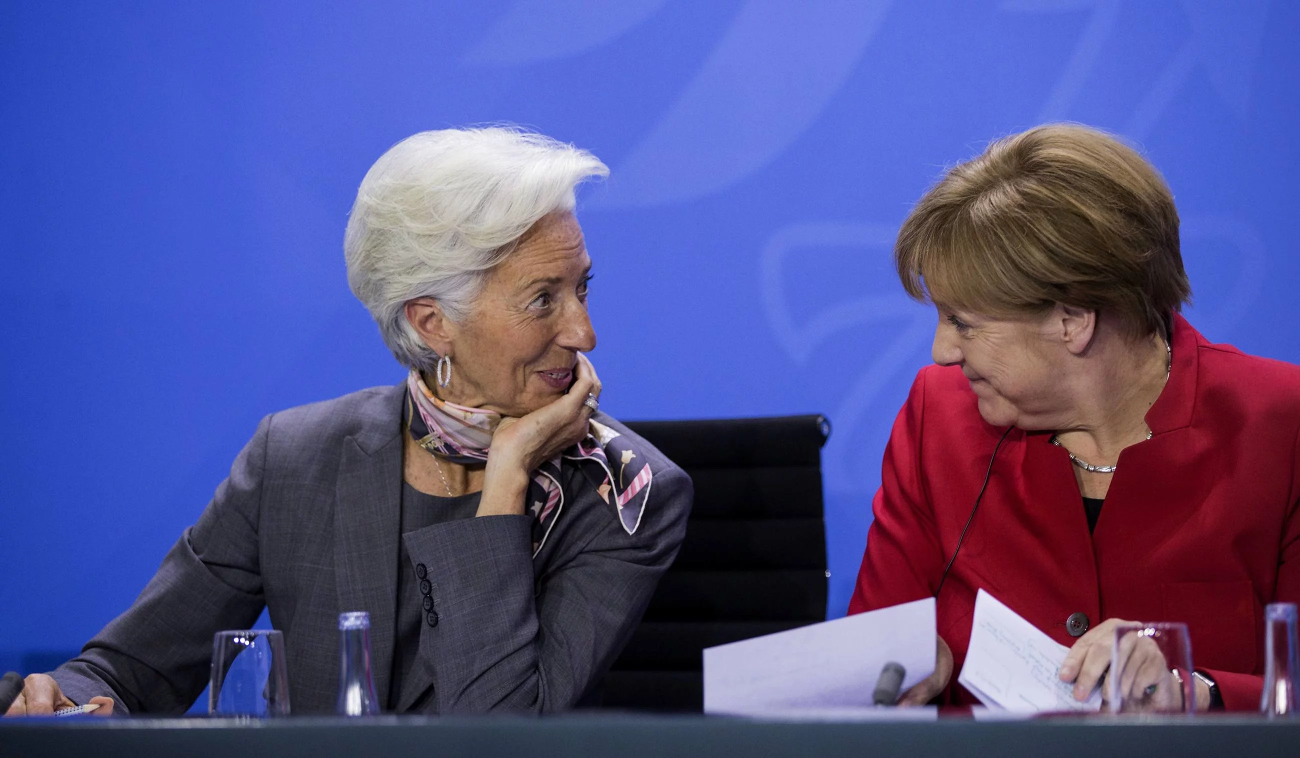 Christine Lagarde, Angela Merkel