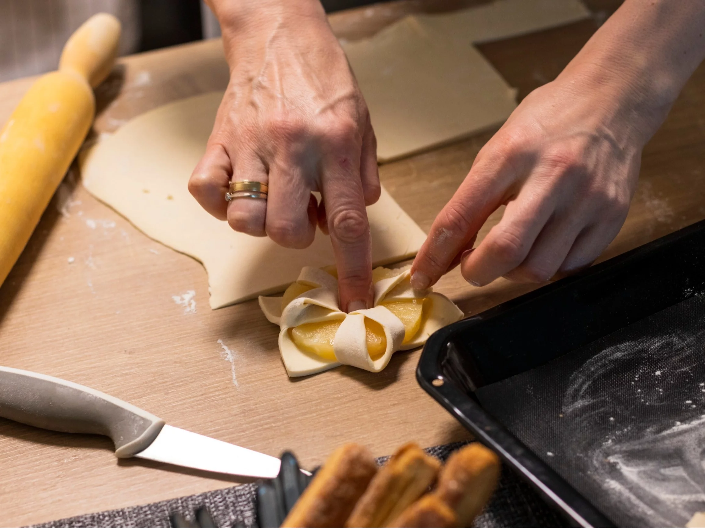 Ananas w cieście francuskim