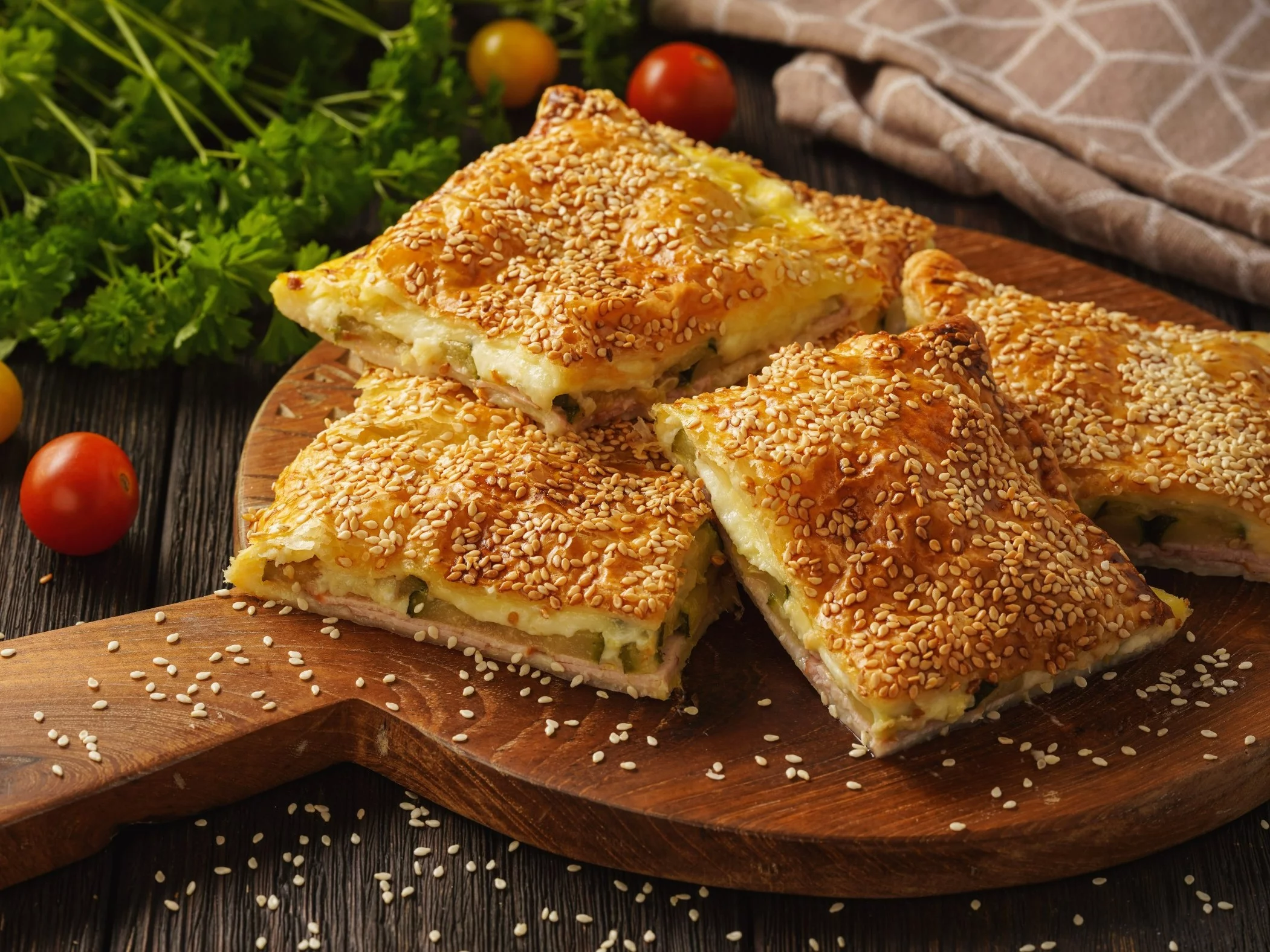 Ciasto francuskie z dodatkami