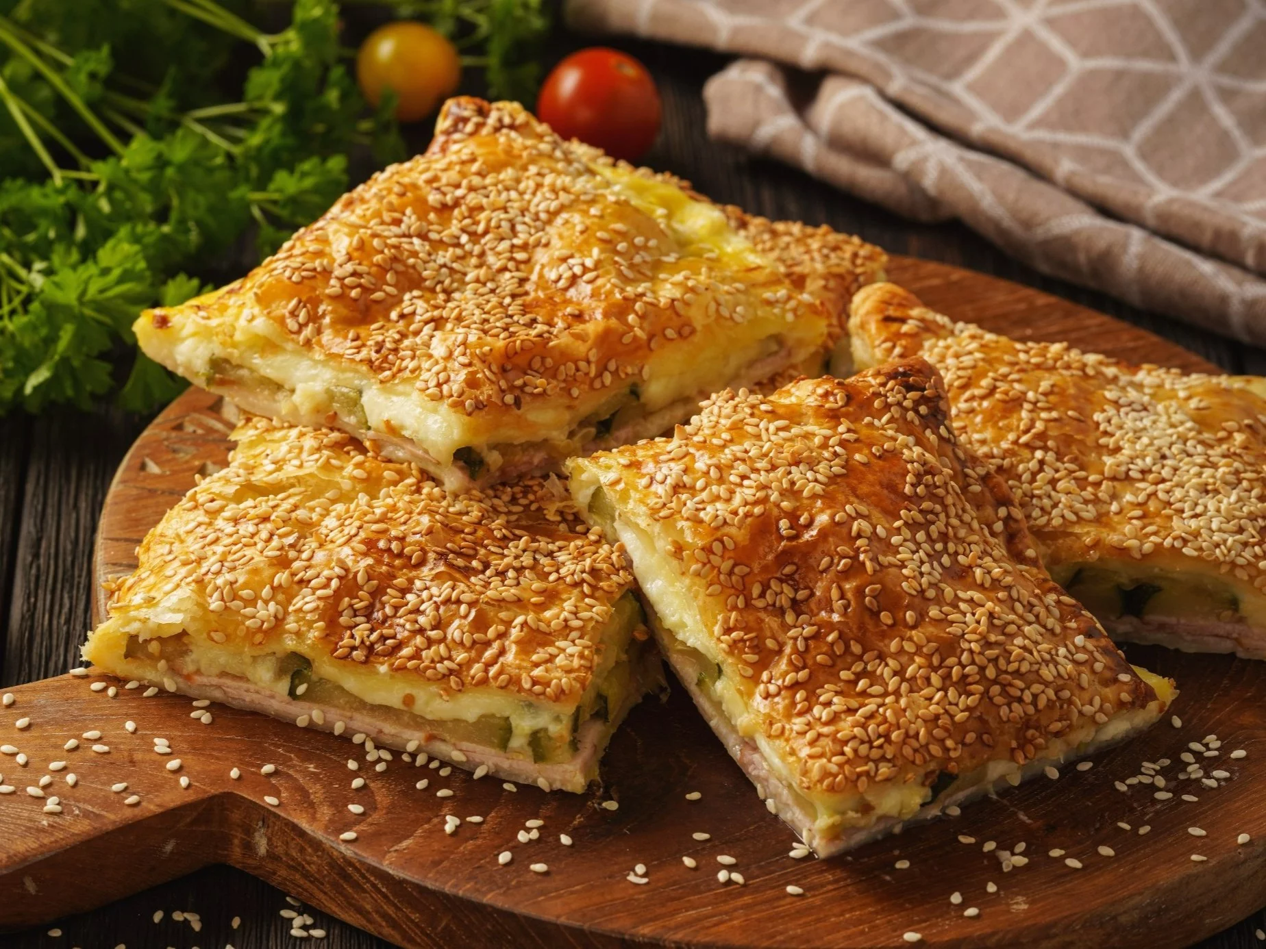 Ciasto francuskie z dodatkami
