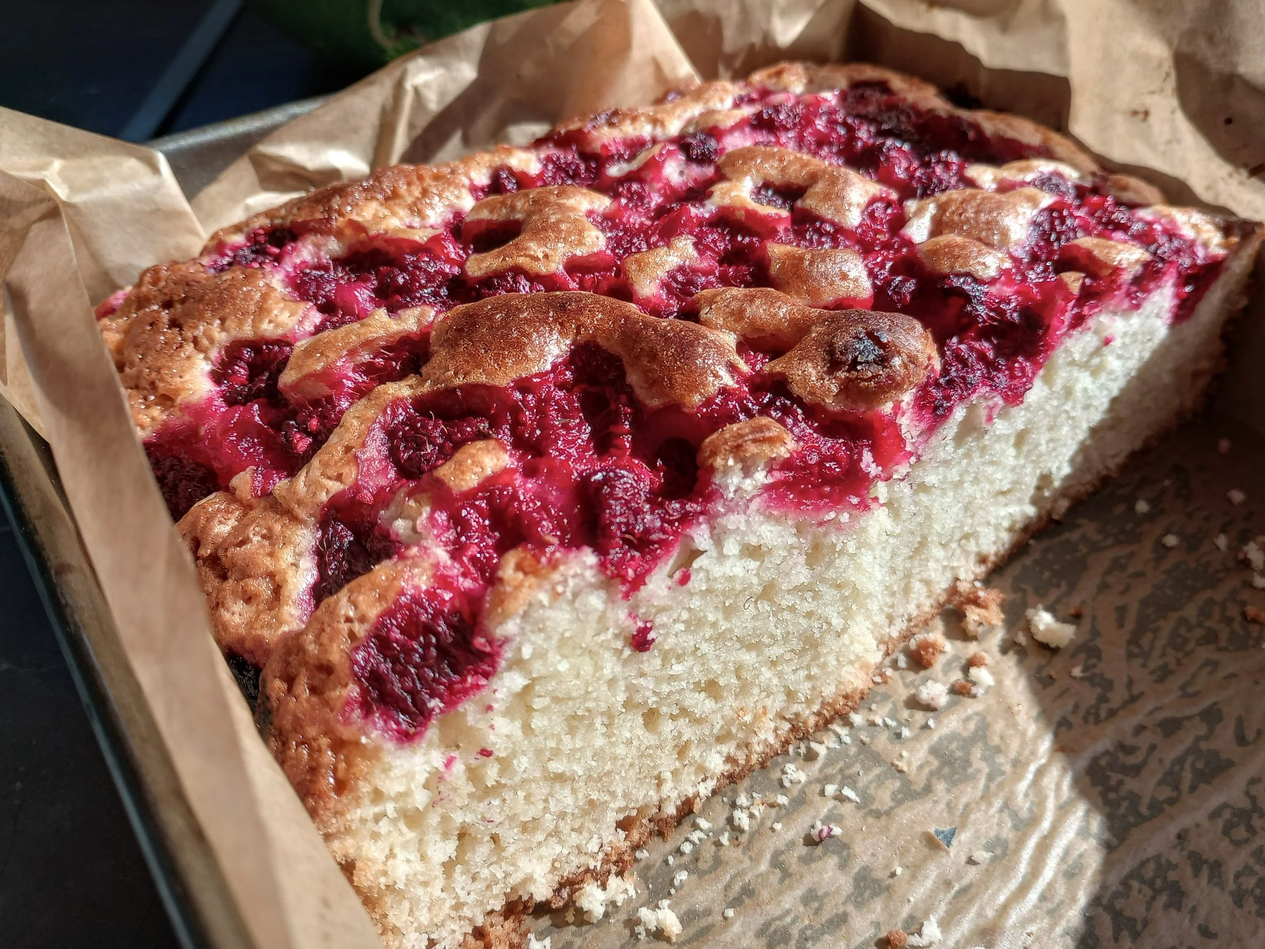 Ciasto jogurtowe z malinami