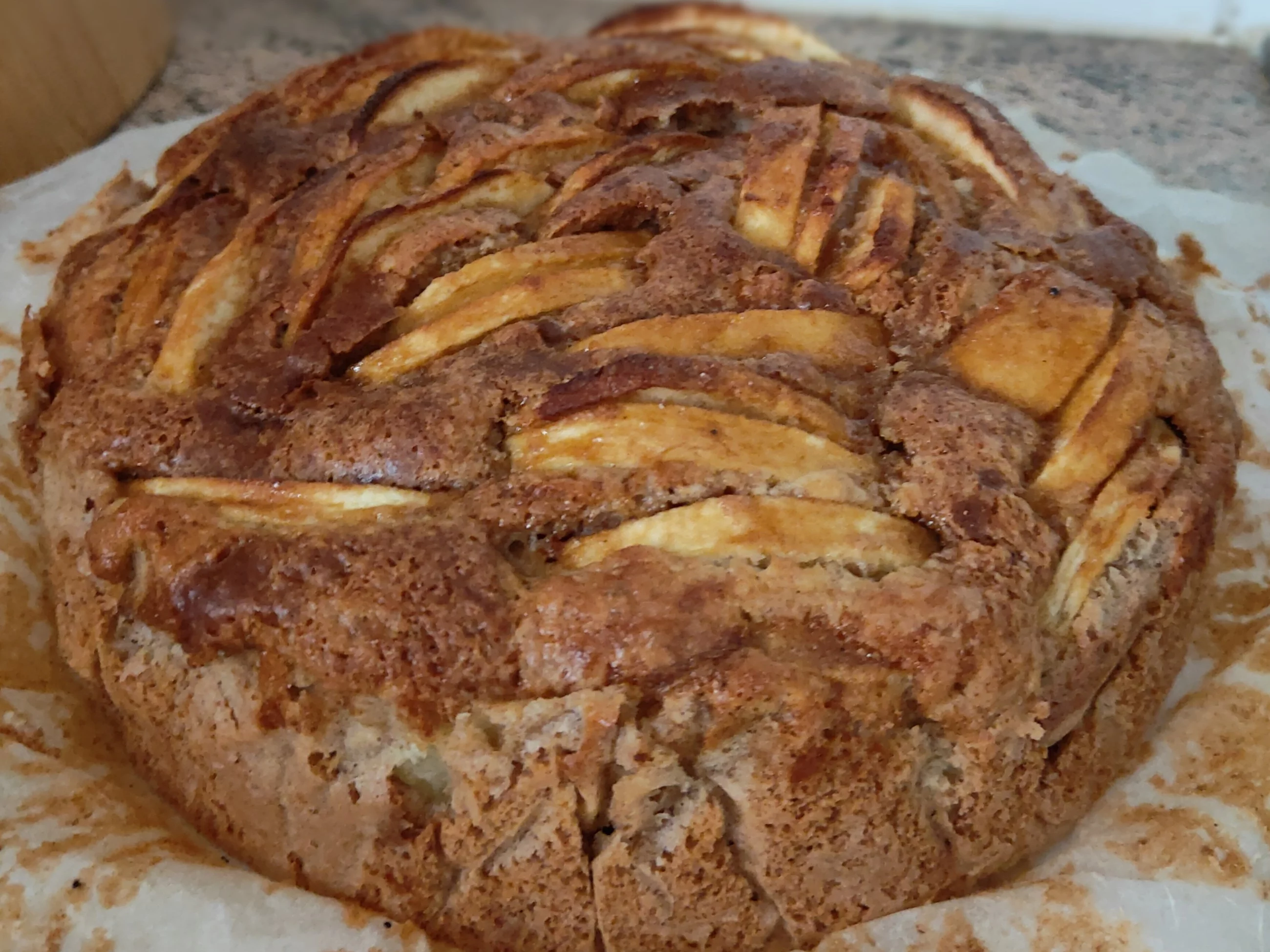 Ciasto jabłkowe z mąki orkiszowej