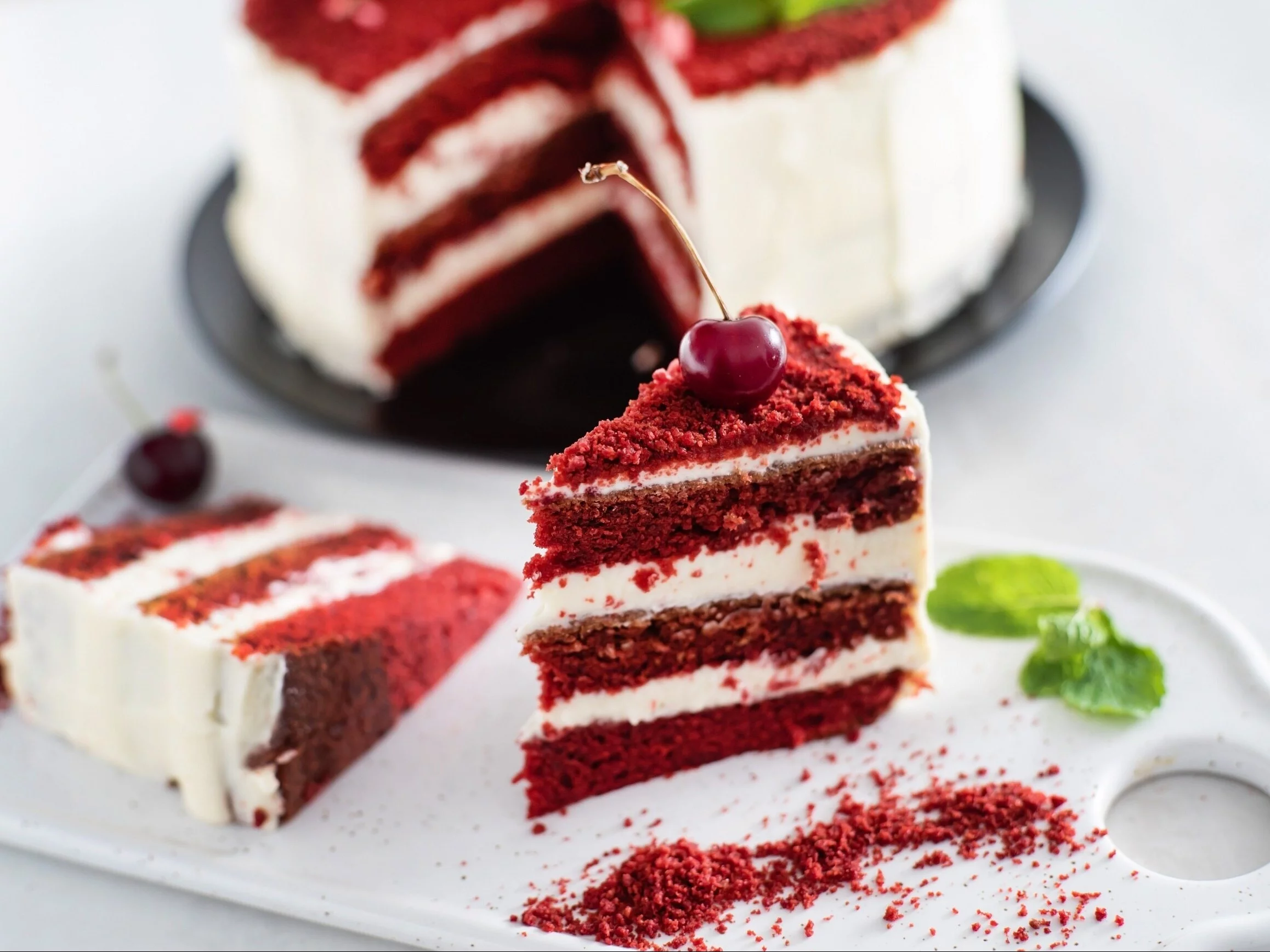 Red velvet cake.