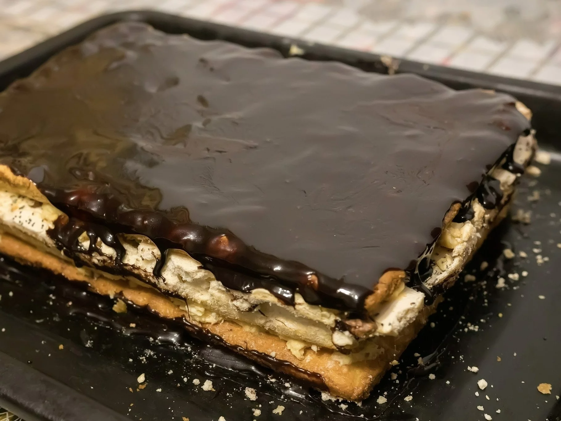 Ciasto z polewą czekoladową