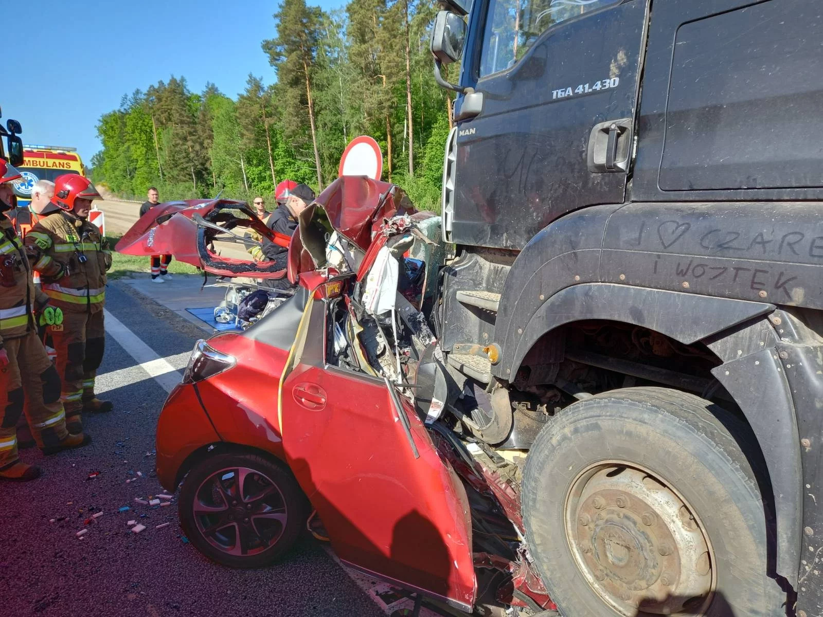 Wypadek na obwodnicy Słupska