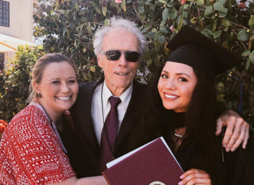 Clint Eastwood z córką