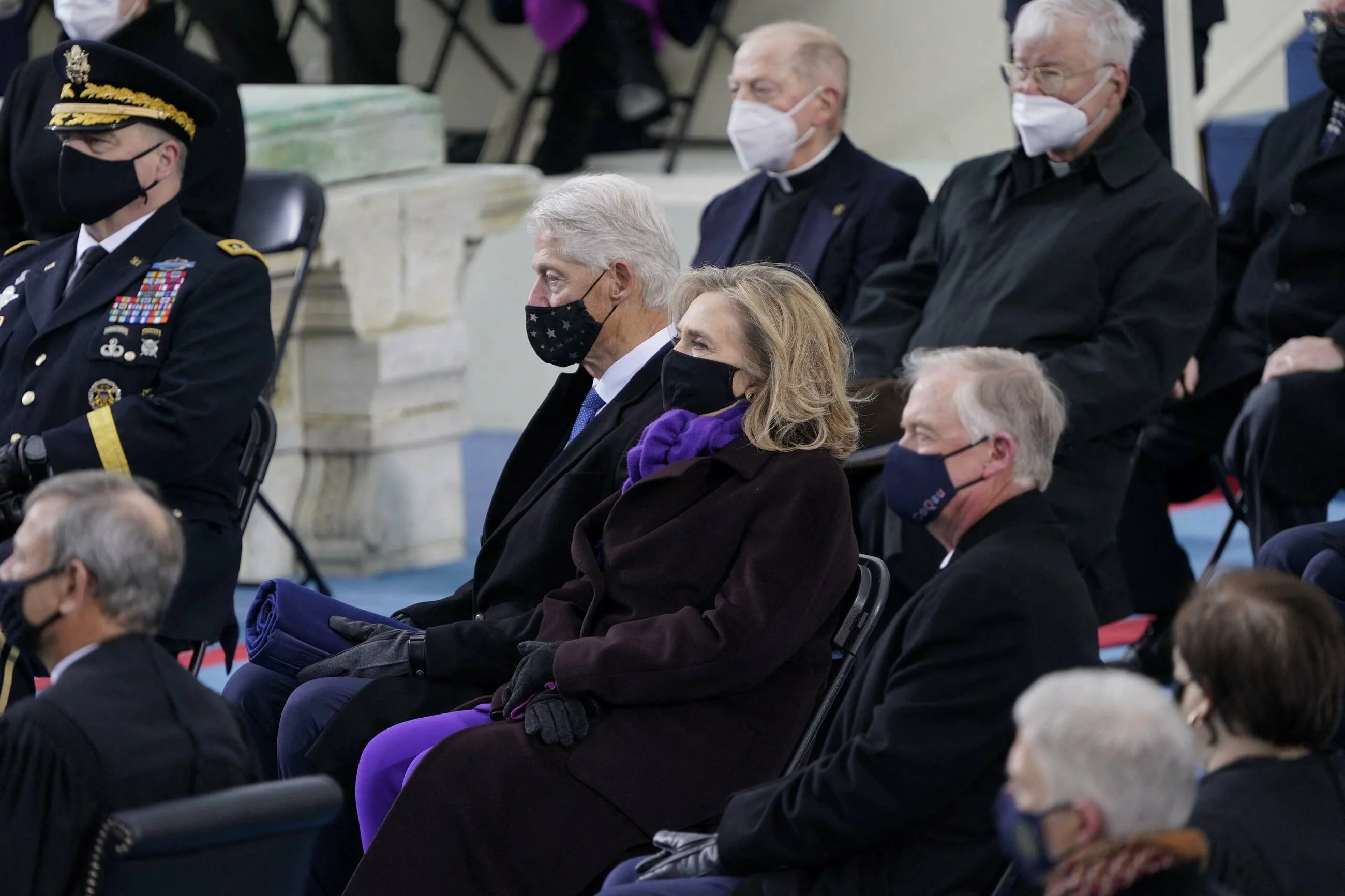 Bill Clinton na zaprzysiężeniu Joe Bidena