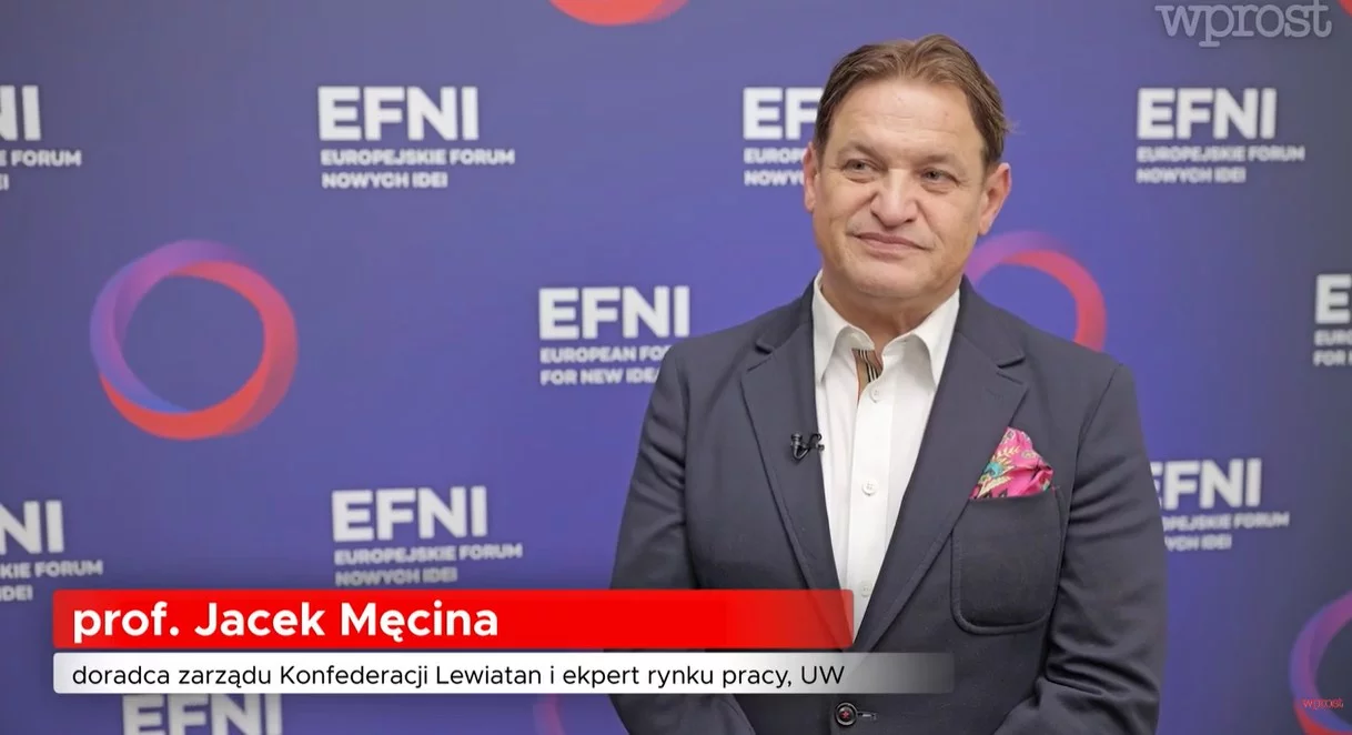 prof. Jacek Męcina, ekspert rynku pracy i doradca zarządu Konfederacji Lewiatan