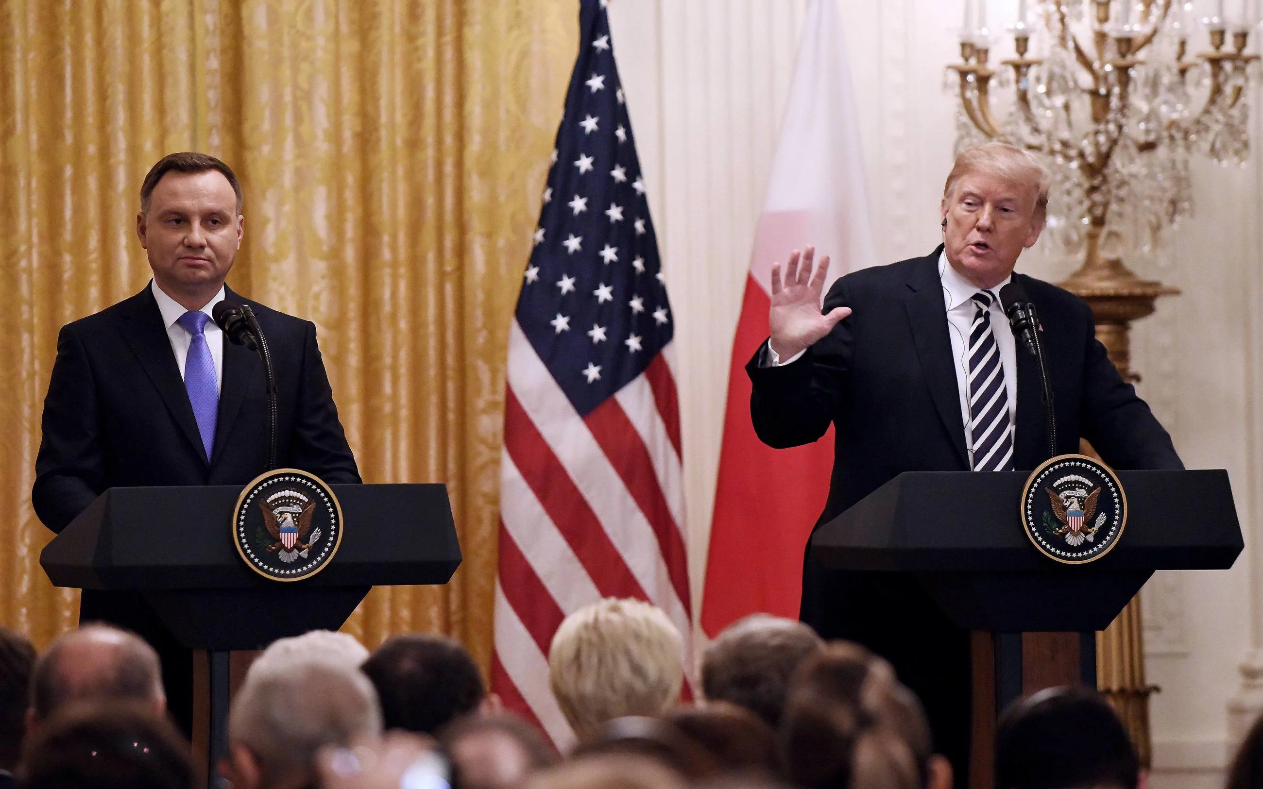 Andrzej Duda i Donald Trump