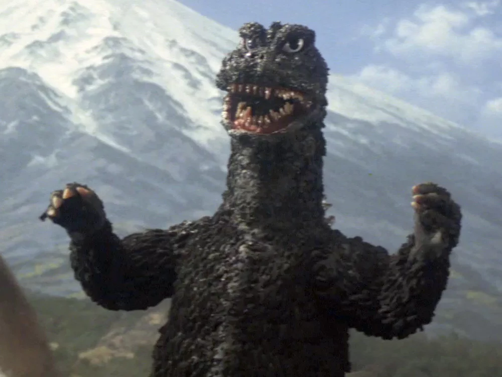 Godzilla z filmu "Destroy All Monsters" (怪獣総進撃, 1968)