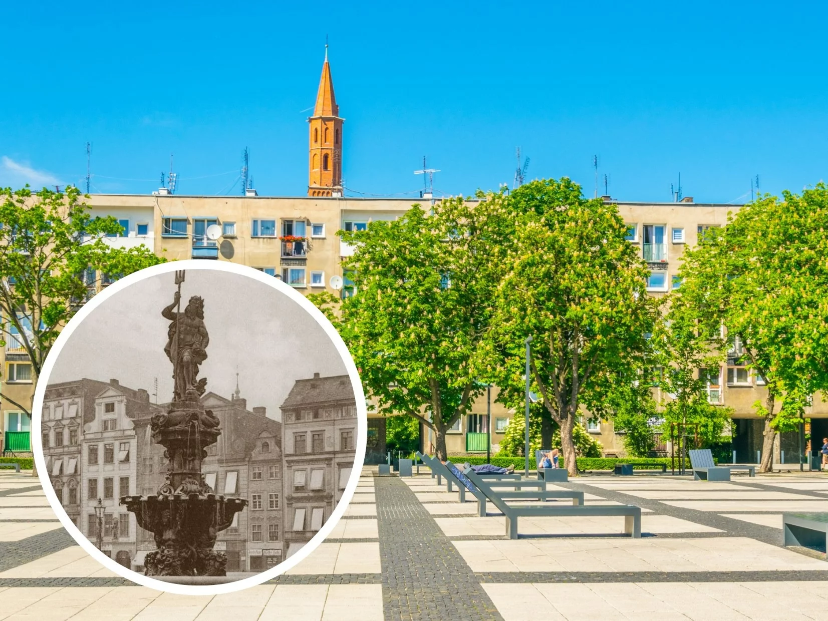 Plac Nowy Targ i Neptun