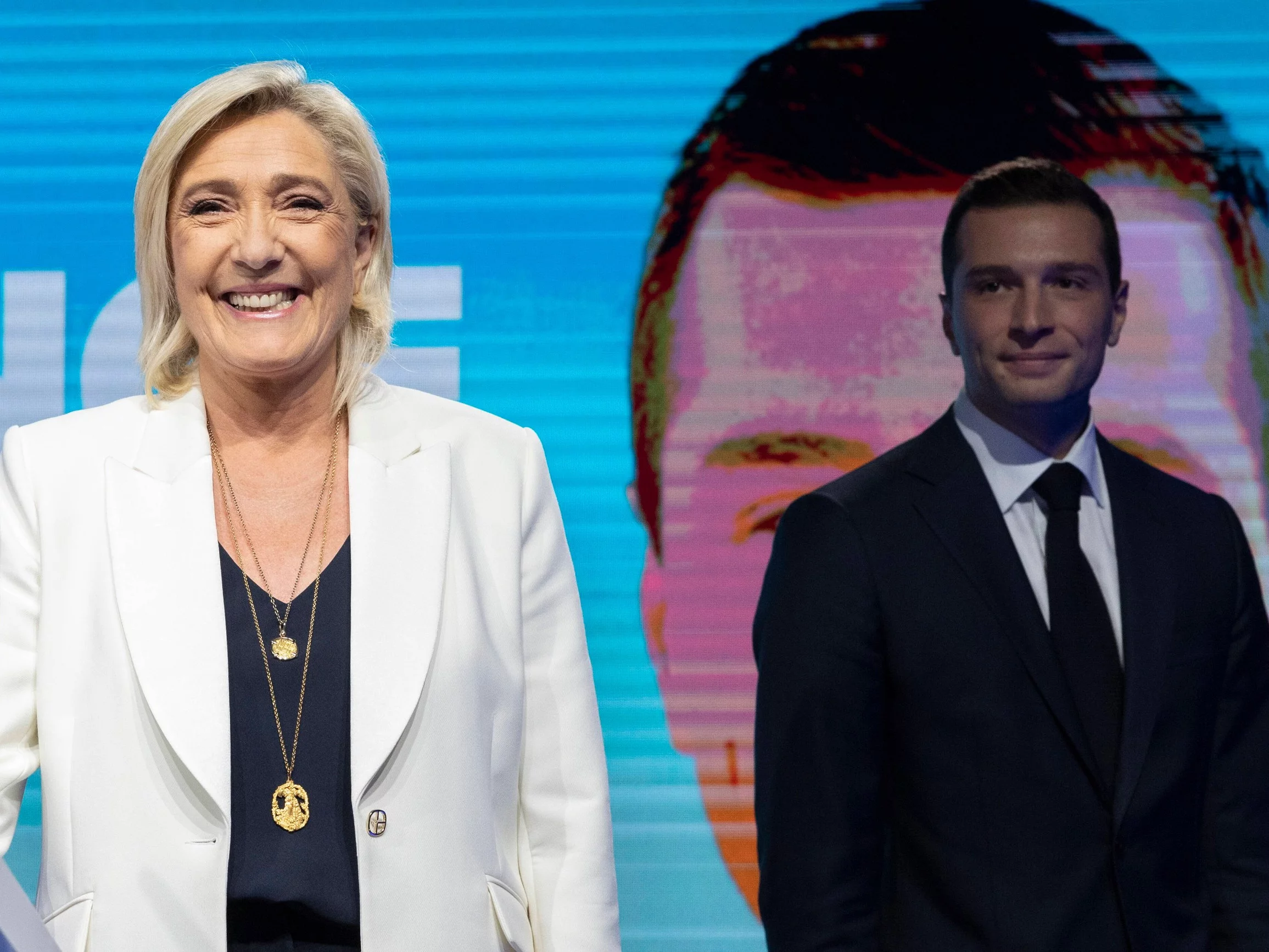 Marine Le Pen i Jordan Bardella