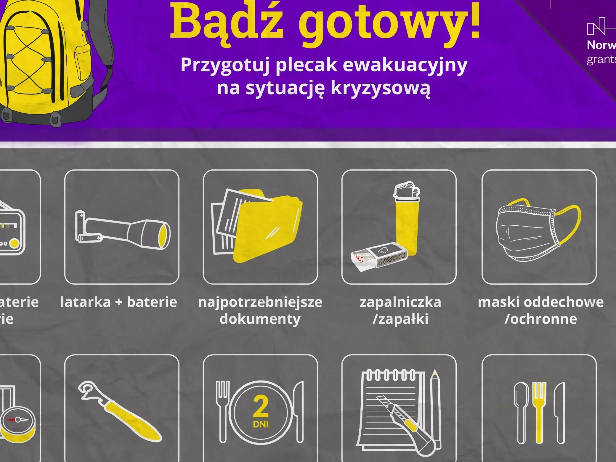 Plecak ewakuacyjny