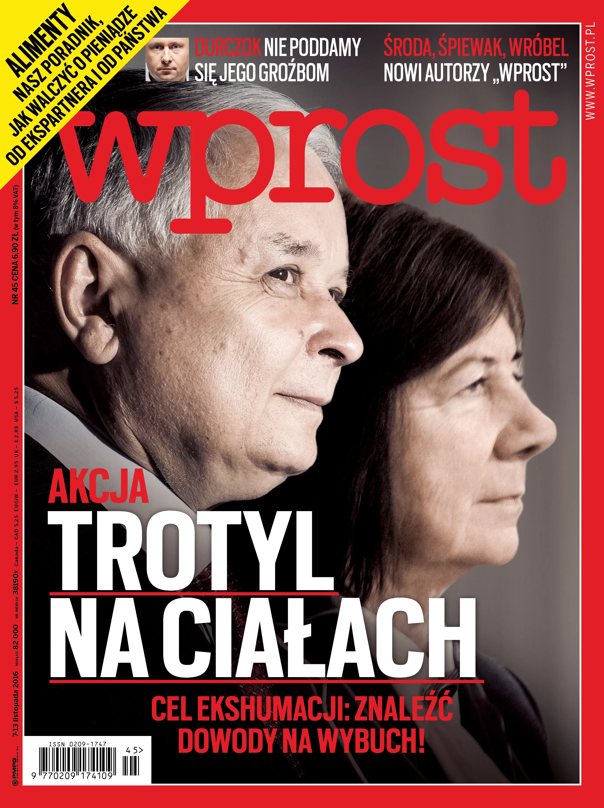 Okładka "Wprost" numer 45/2016