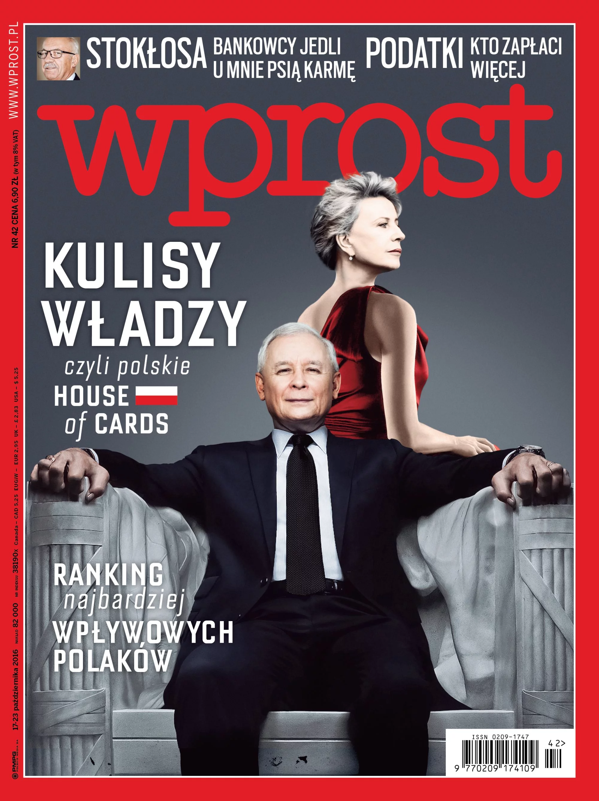 Okładka 42/2016 "Wprost"