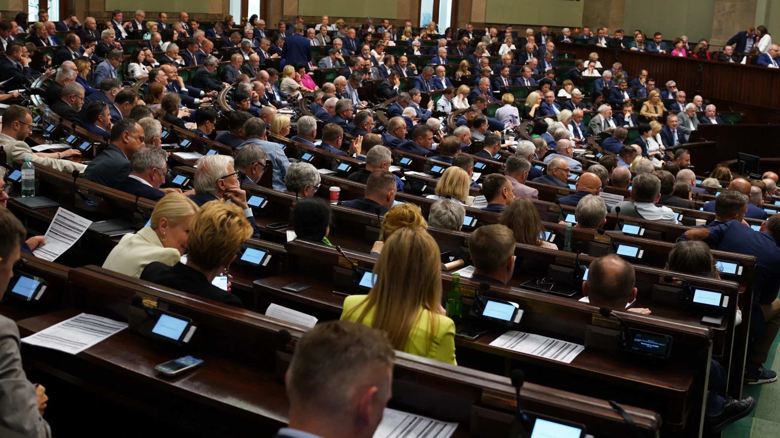 Sejm podczas bloku głosowań