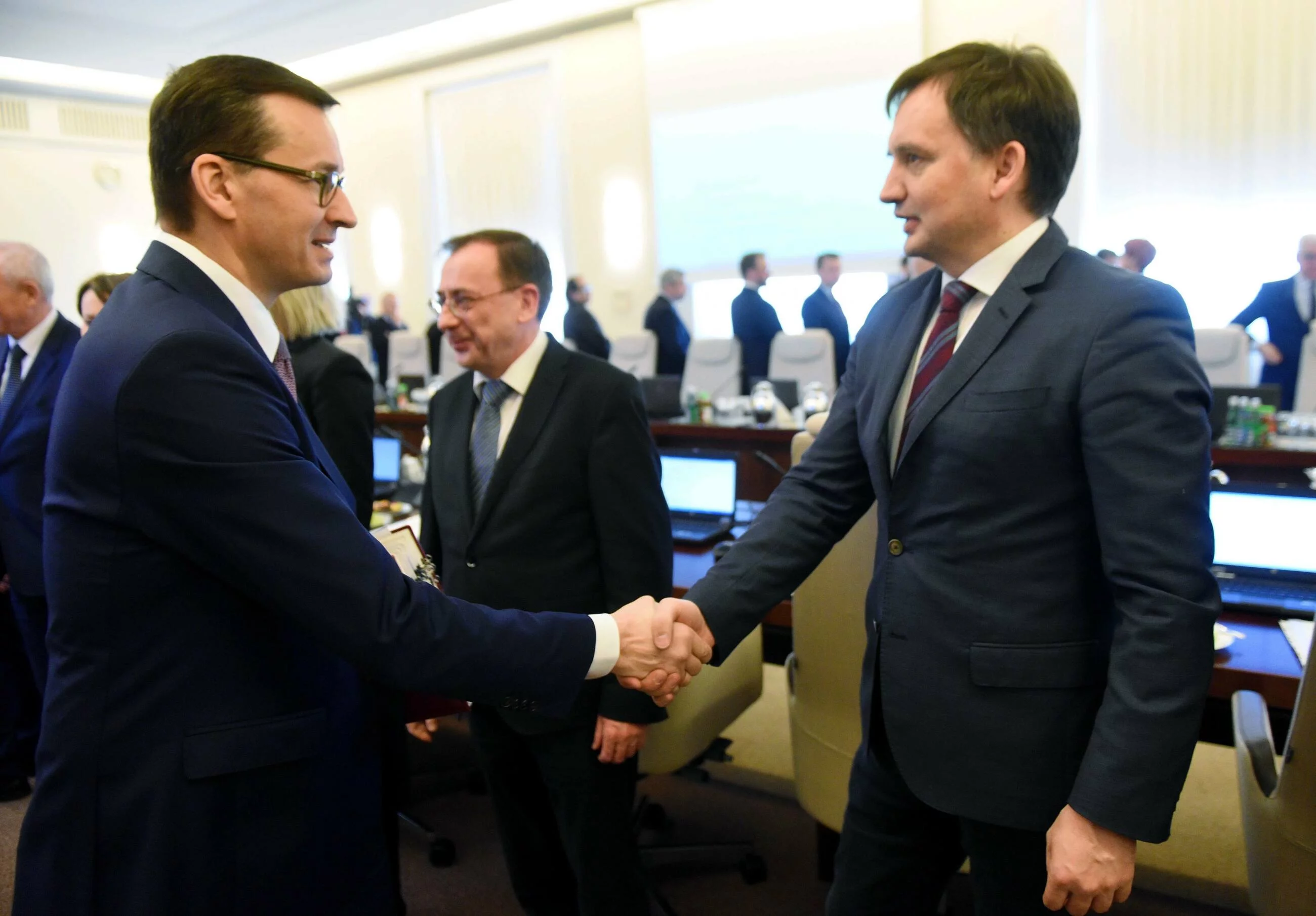 Mateusz Morawiecki i Zbigniew Ziobro