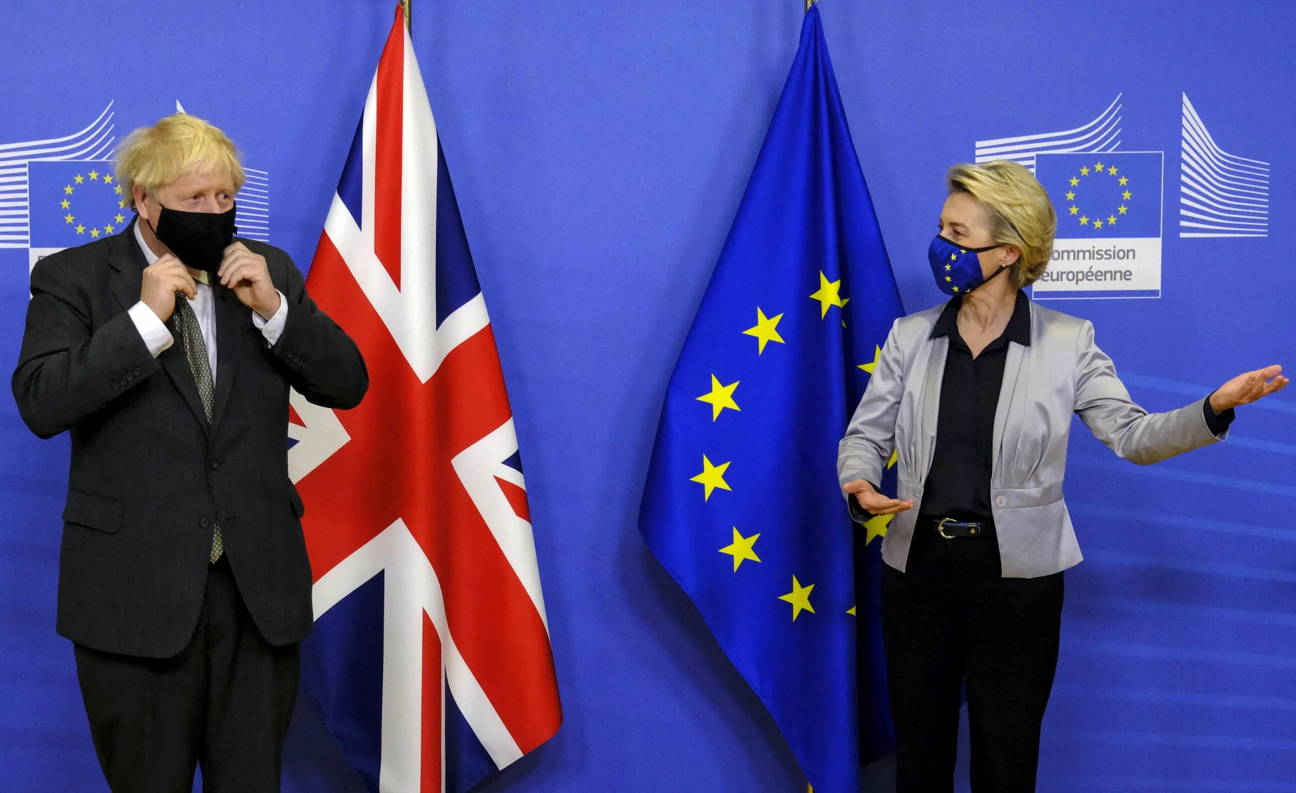 Boris Johnson i Ursula von der Leyen