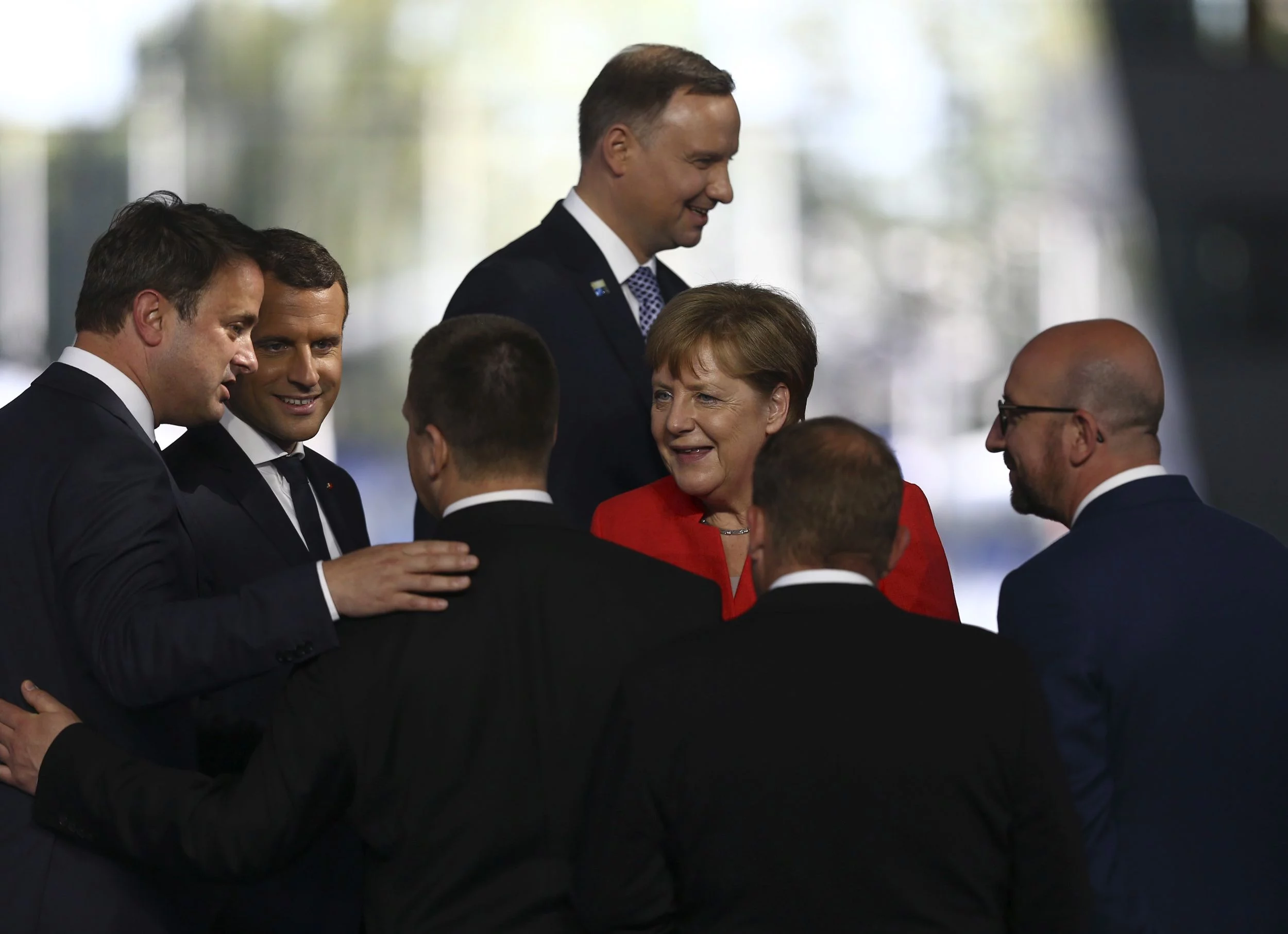 Andrzej Duda podczas szczytu NATO