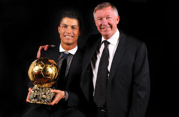 Cristiano Ronaldo i Sir Alex Ferguson