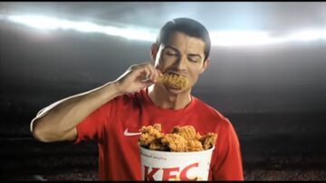 Cristiano Ronaldo w reklamie KFC