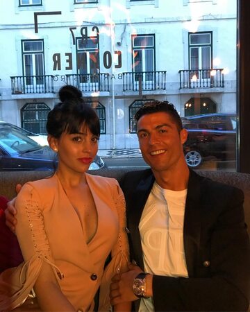 Cristiano Ronaldo z narzeczoną Georginą