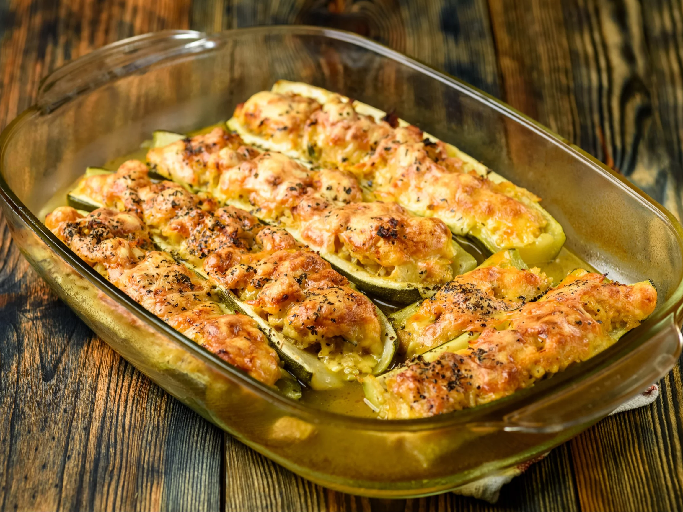 Pieczona cukinia