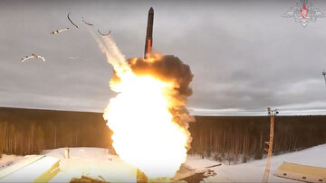 Ćwiczebny start międzykontynentalnej rakiety balistycznej Jars