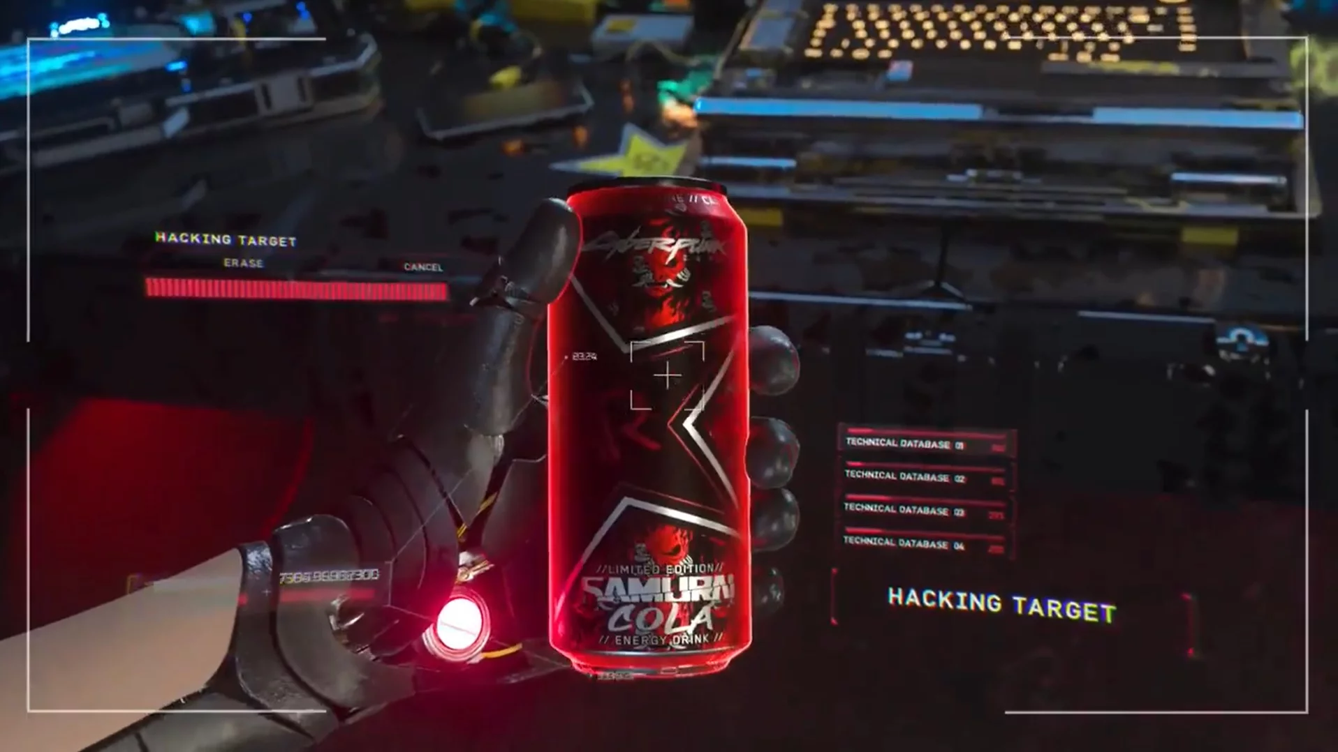 Samurai Cola z gry Cyberpunk 2077