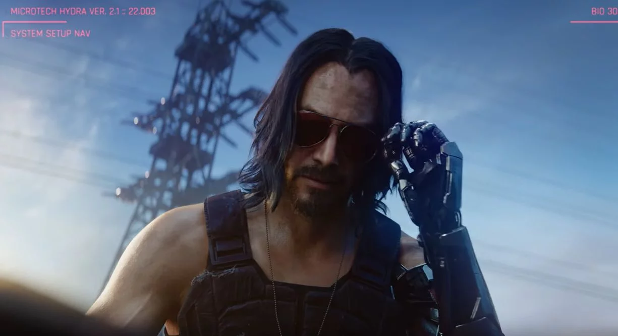 Johnny Silverhand, czyli Keanu Reeves w grze Cyberpunk 2077