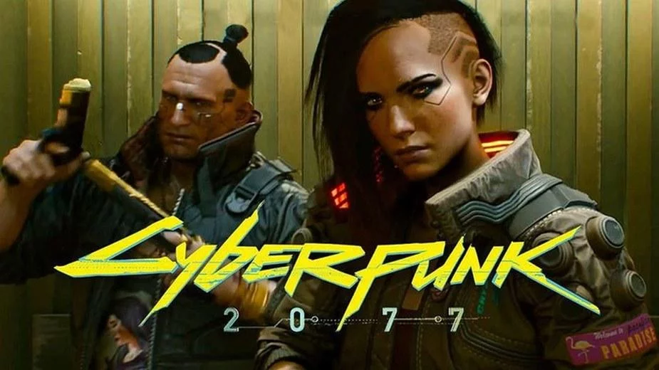 Grafika promująca grę Cyberpunk 2077