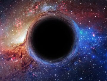 Czarna dziura, zdjęcie poglądowe
