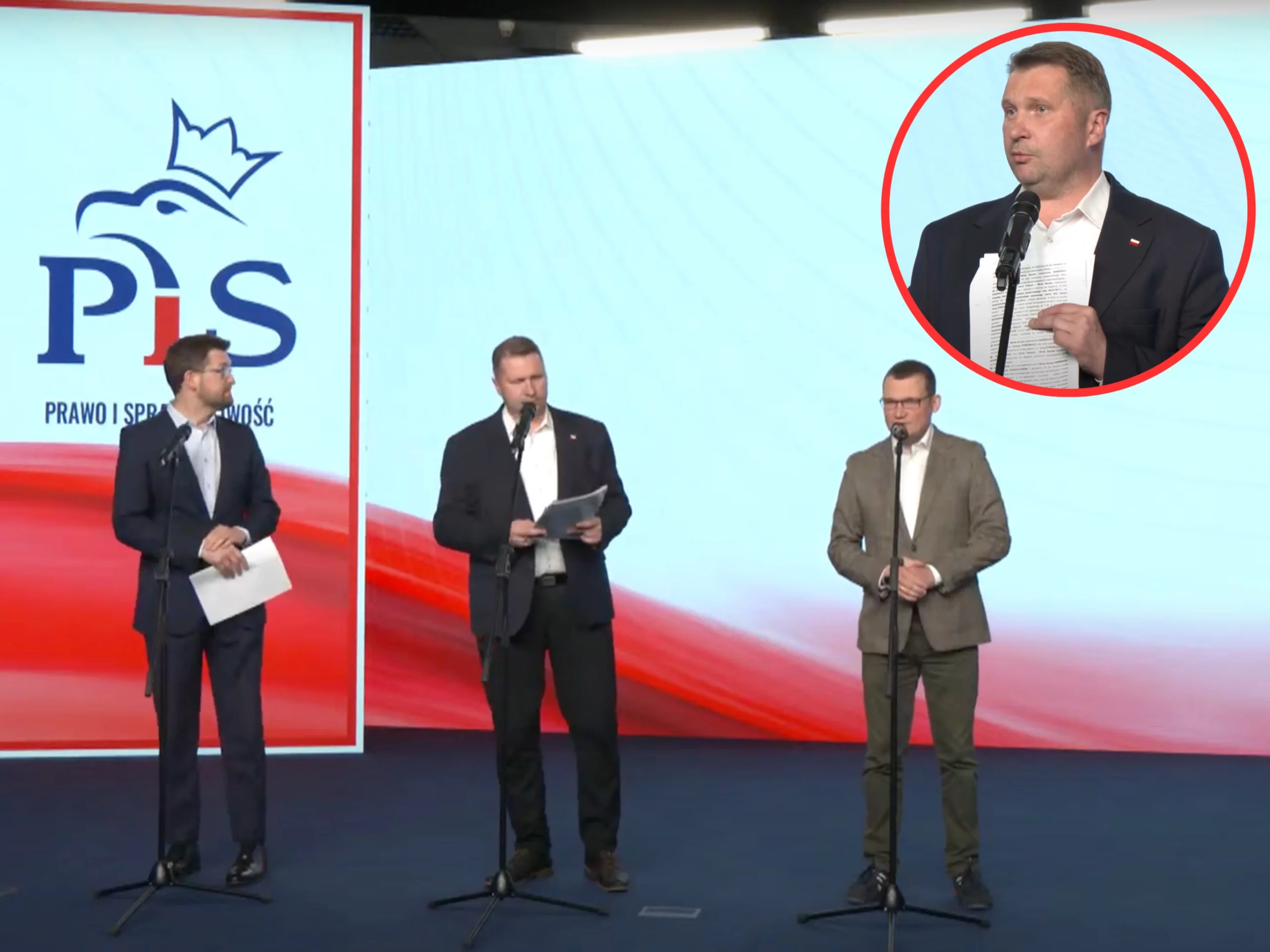 Konferencja polityków Prawa i Sprawiedliwości
