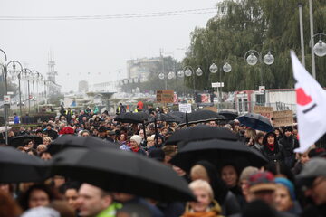 Czarny protest w Gdyni