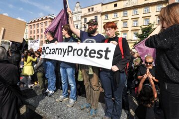 Czarny Protest w Krakowie