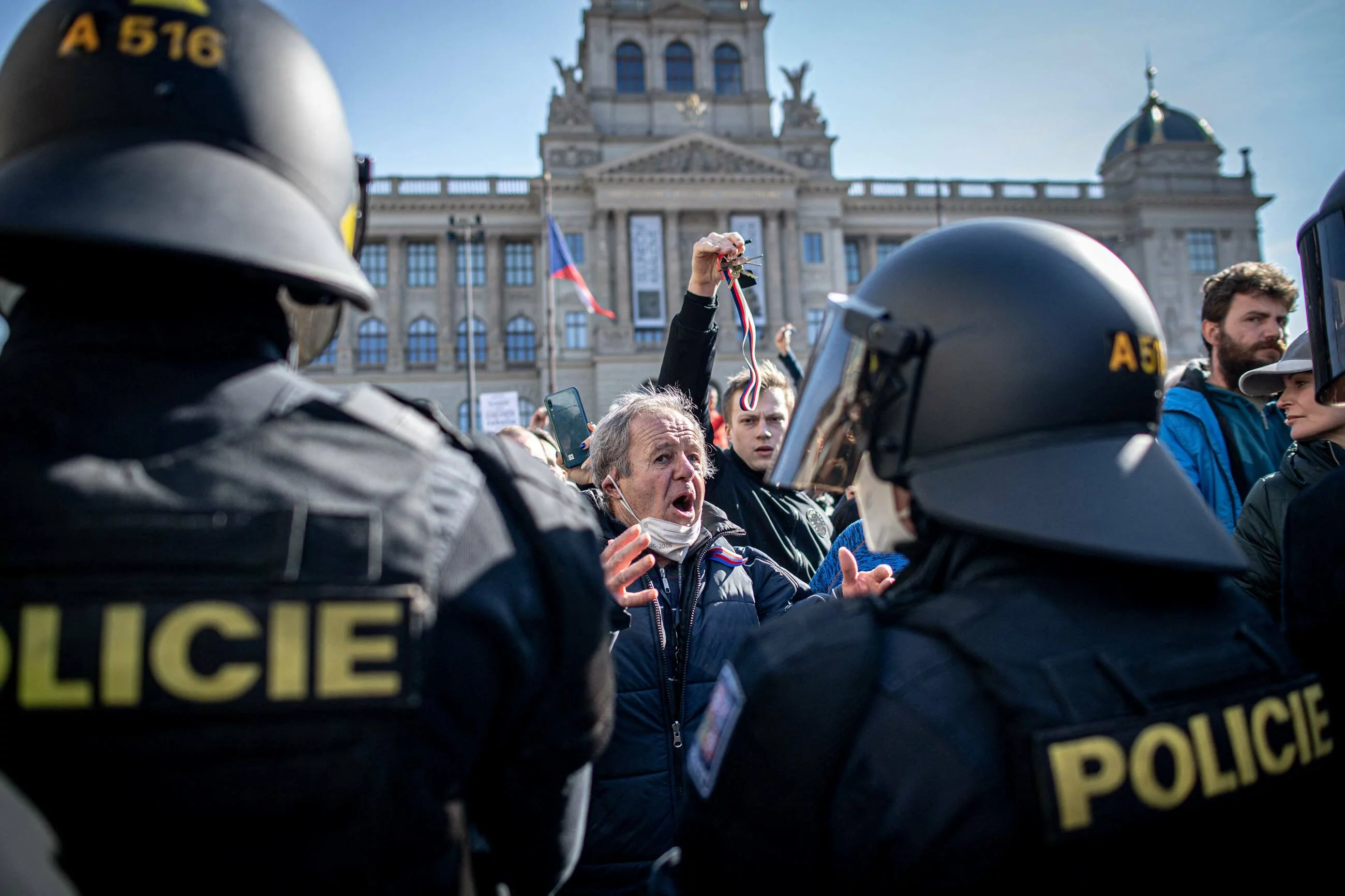 Protest w Czechach