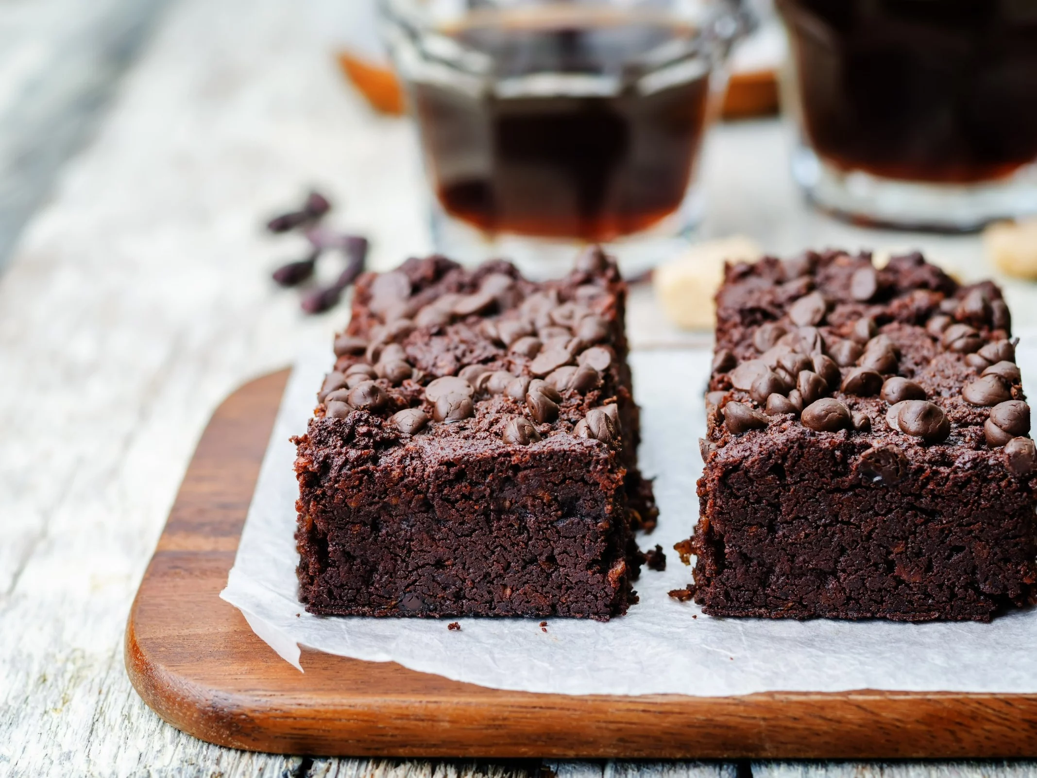 Brownie z czerwonej fasoli
