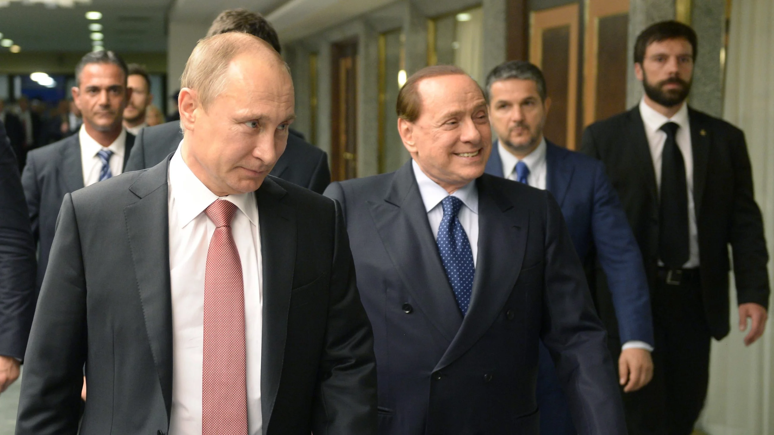 Władimir Putin i Silvio Berlusconi