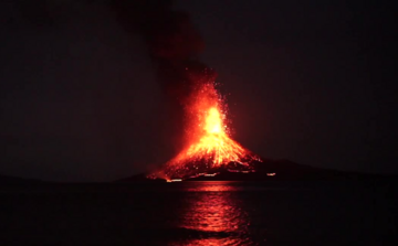 Część wulkanu Anak Krakatau zniknęła