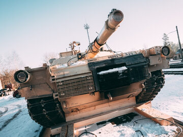 Czołg Abrams M1 podczas ćwiczeń NATO