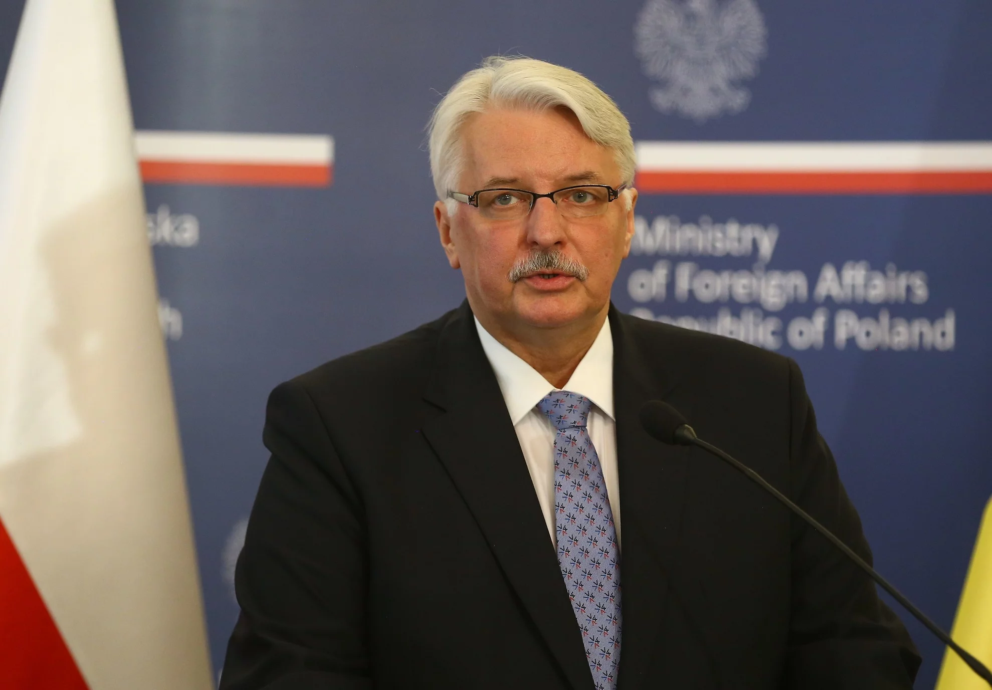 Szef MSZ Witold Waszczykowski