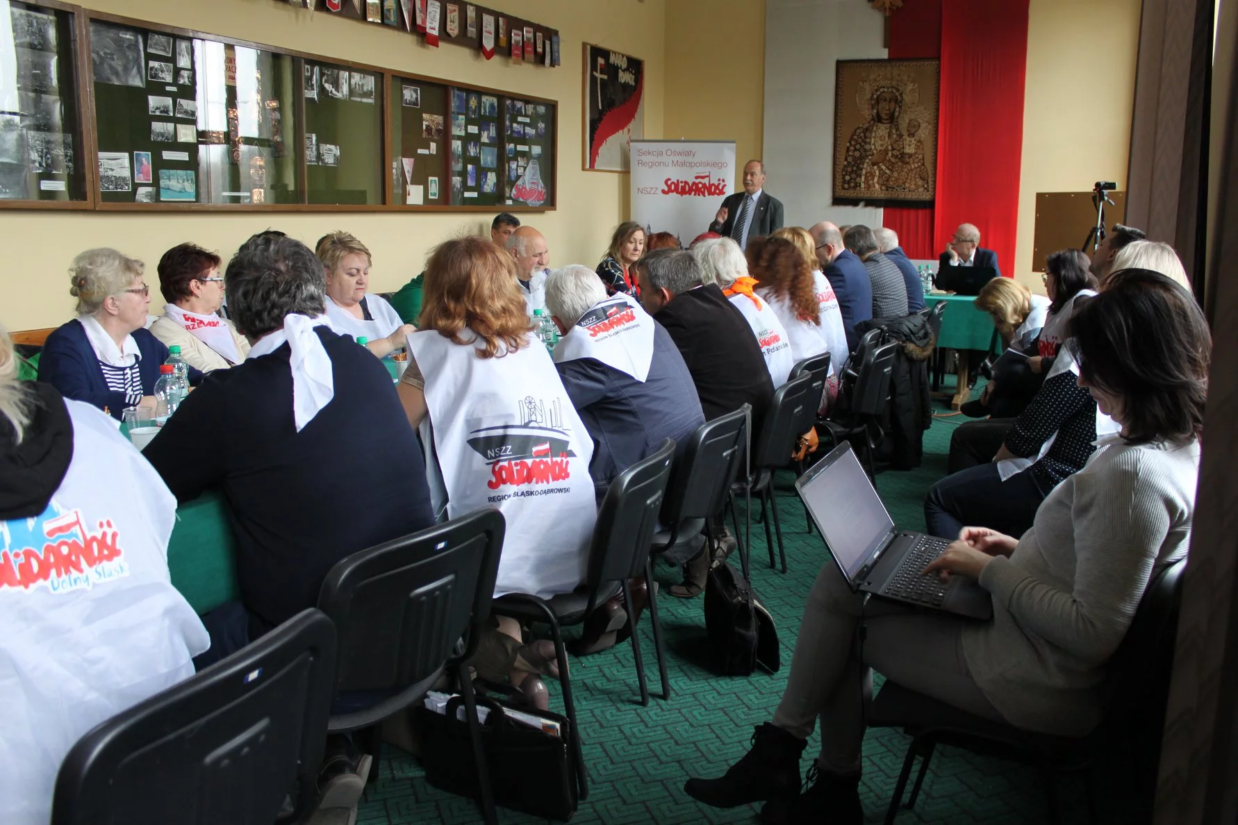 Zdjęcie z obrad oświatowej "Solidarności"