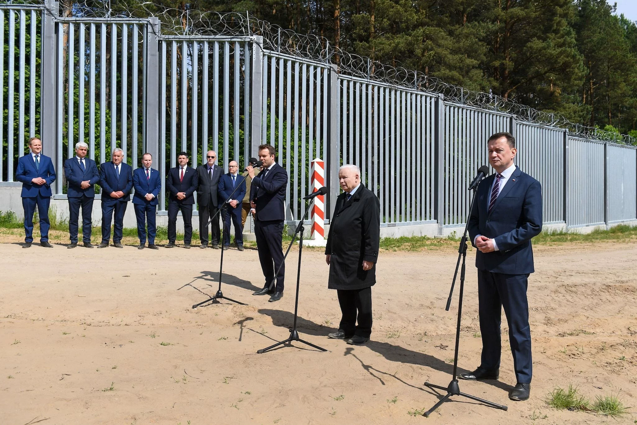 Konferencja polityków PiS w Kopczanach, 27 maja