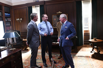 Daniel Craig. Ralph Fiennes i książę Karol na planie filmu o Jamesie Bondzie