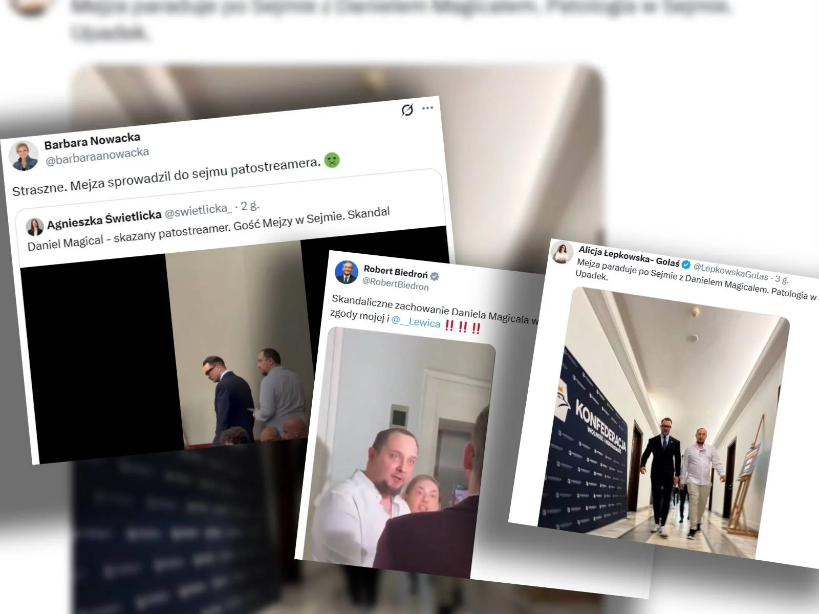 Daniel Magical pojawił się w Sejmie