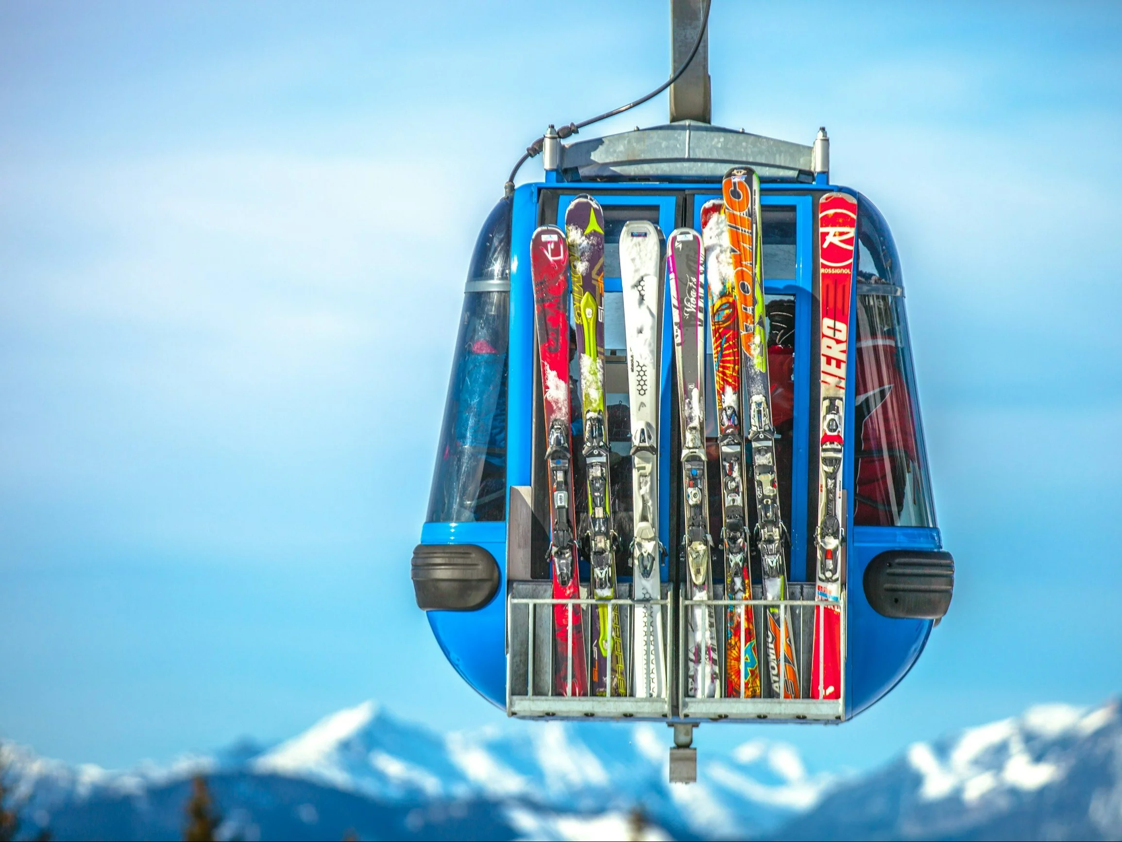 Narty na wyciągu