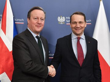 David Cameron i Radosław Sikorski