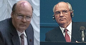 David Dencik jako Michaił Gorbaczow, były przywódca ZSRR