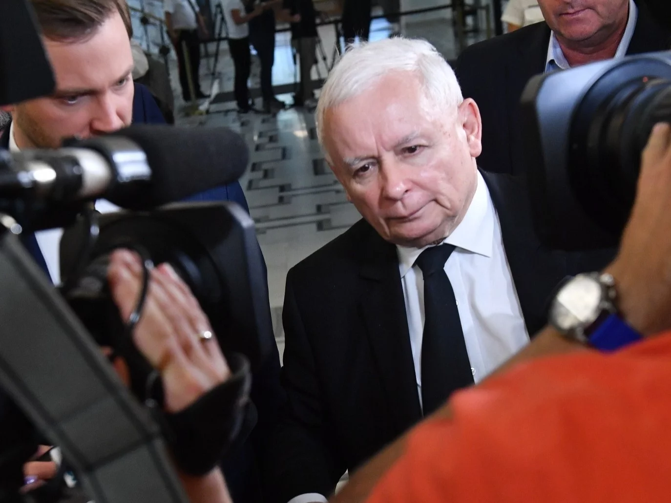 Prezes PiS Jarosław Kaczyński