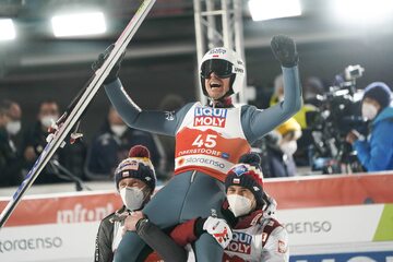 Dawid Kubacki, Kamil Stoch i Piotr Żyła